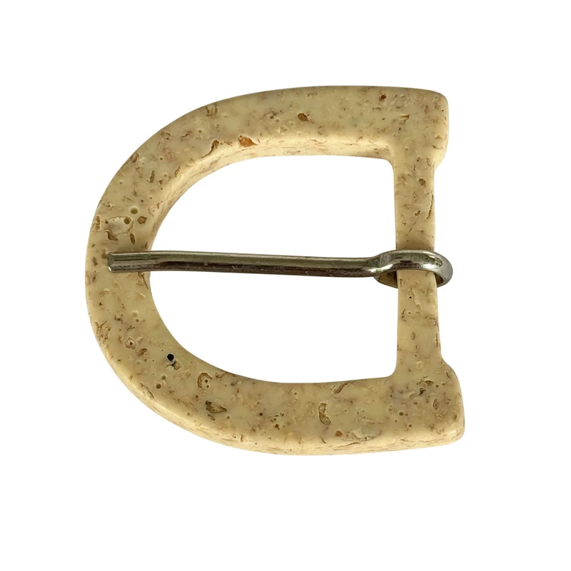 Gürtelschnalle mit Dorn Beige 35 mm – Kunststoffschnalle S-14