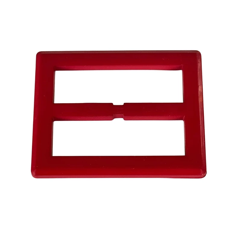 Gürtelschnalle Rot 40 mm – Kunststoffschnalle S-12