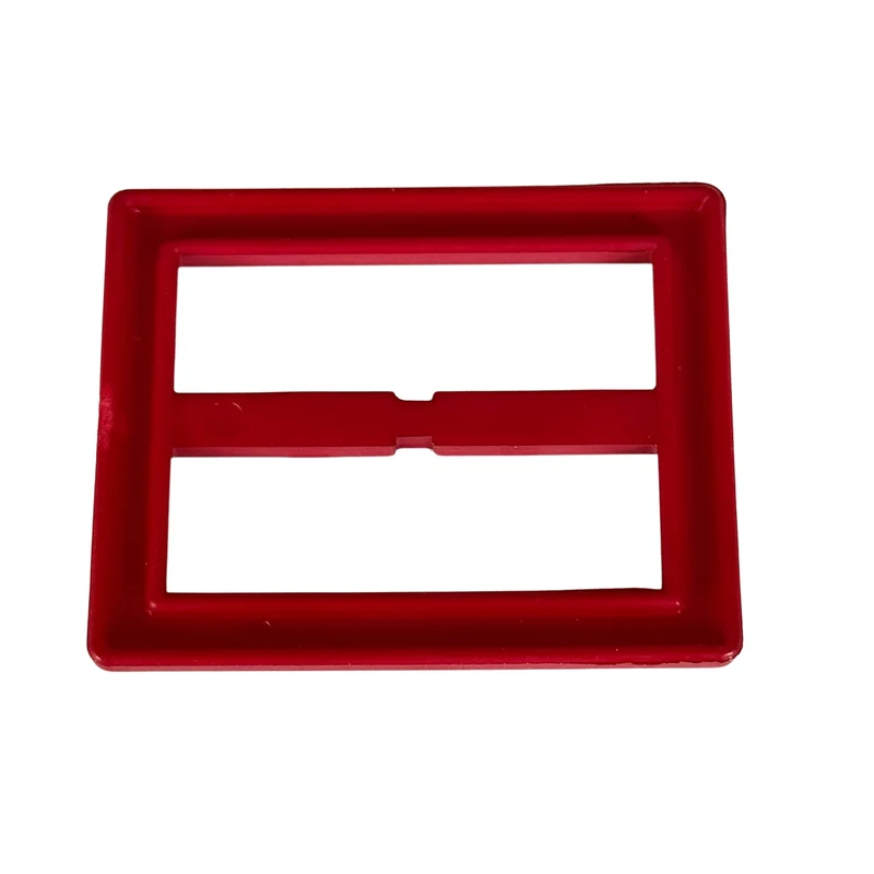 Gürtelschnalle Rot 40 mm – Kunststoffschnalle S-12