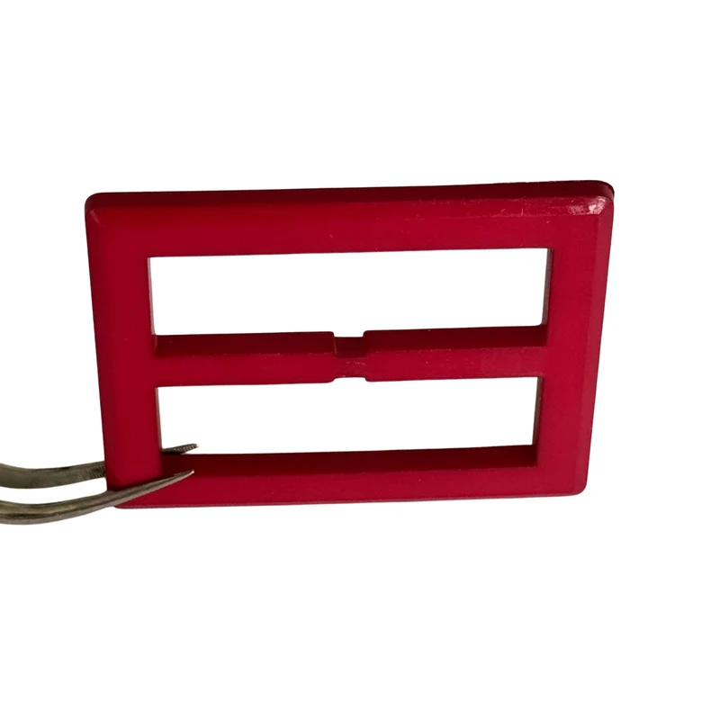 Gürtelschnalle Rot 40 mm – Kunststoffschnalle S-12
