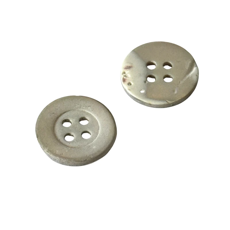 Perlmuttknopf Grau 4-Loch 18 mm – PL-4