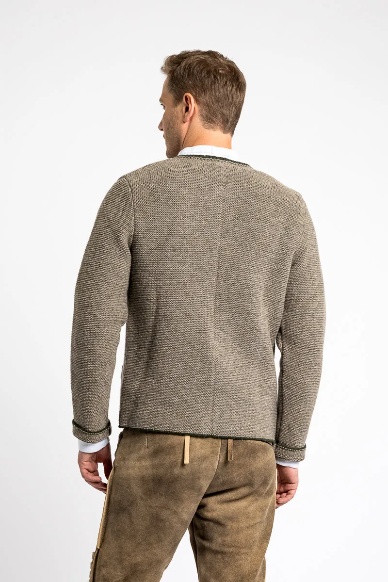 Astrifa Strickjacke Siegfried Oyster Tanne