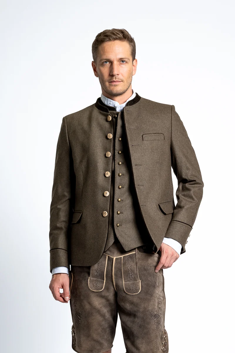 Gottseidank Trachtenjanker Helmut A005587 khaki