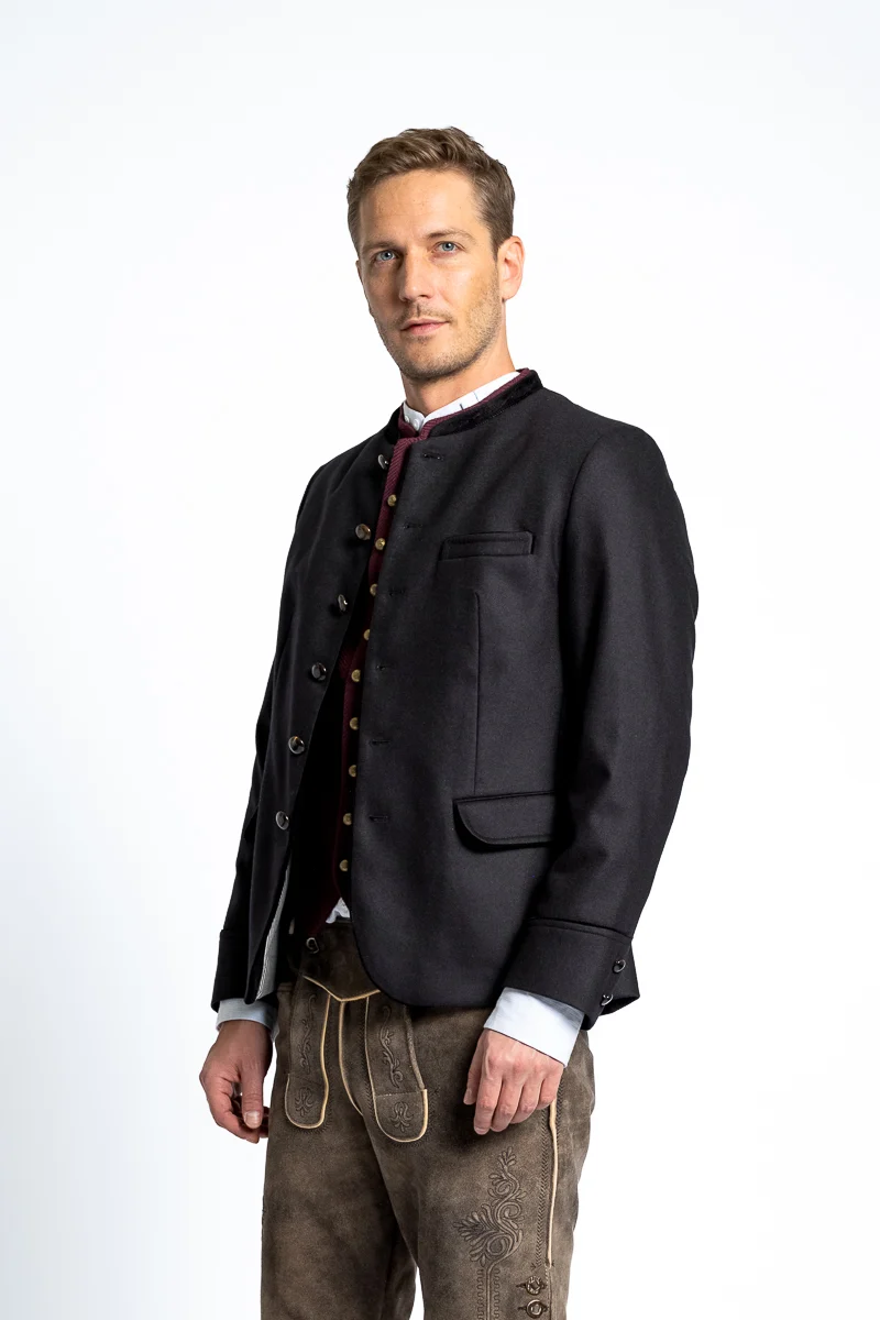 Gottseidank Trachtenjanker Helmut A005577 schwarz