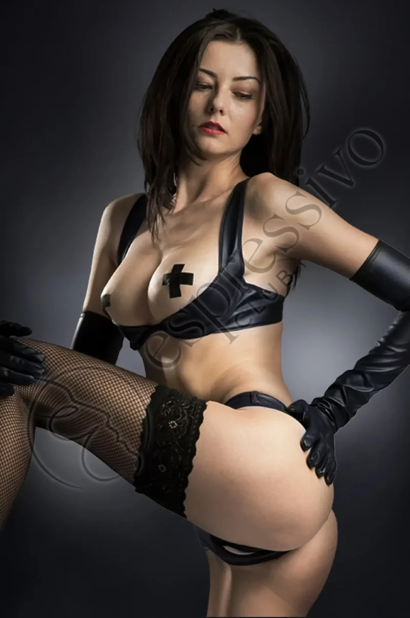 Open Cup underwired leather bra - fetish lingerie
