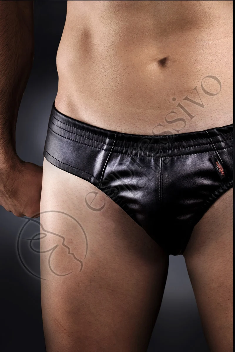 Men's leather Jockstrap - BDSM underwear