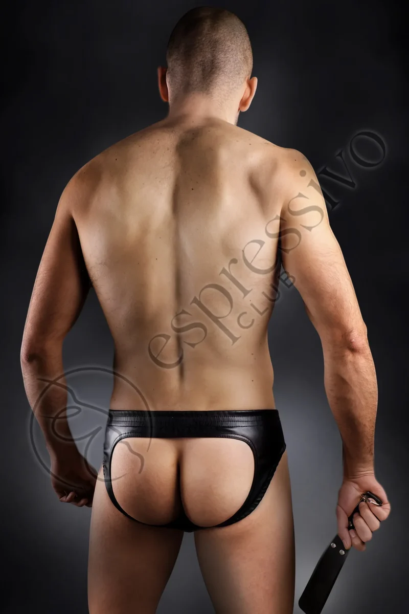 Men's leather Jockstrap - BDSM underwear