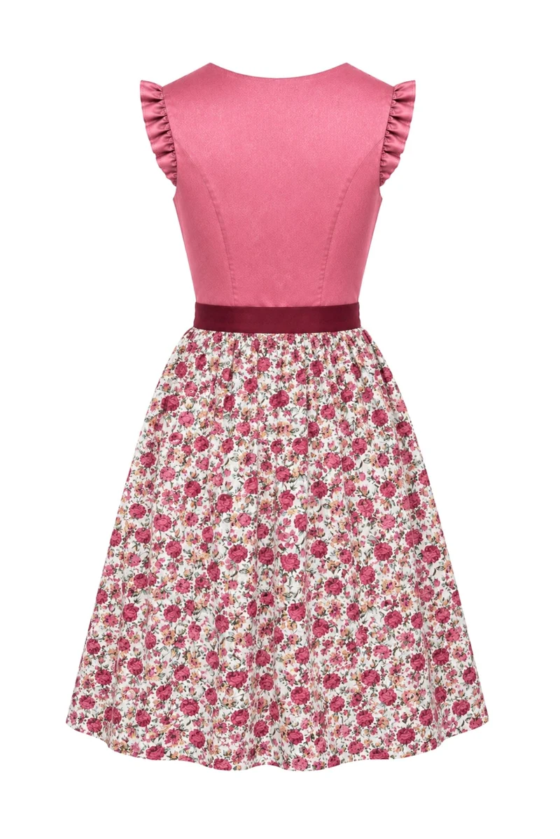 Dirndl mit Blumendruck und Flügelarm