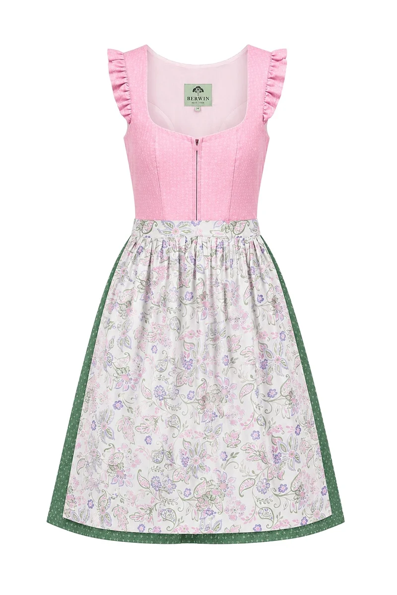 Dirndl mit Reißverschluss und Flügelarm