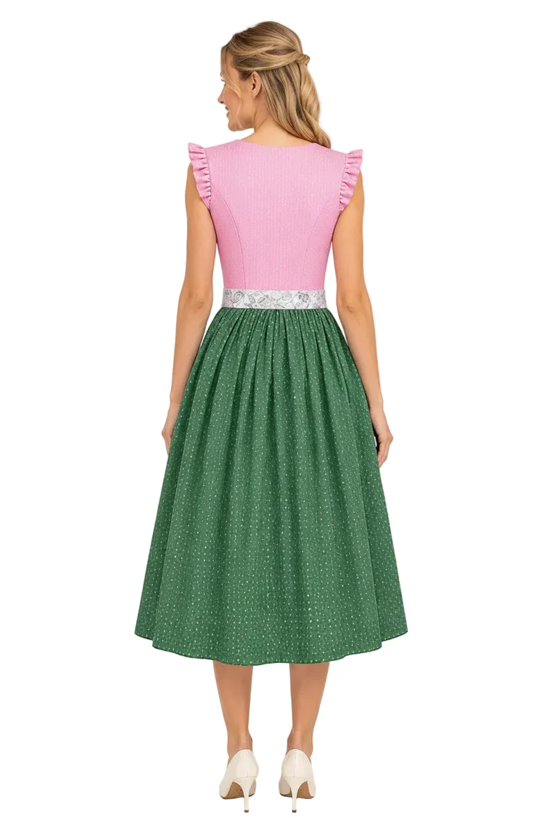Dirndl mit Reißverschluss und Flügelarm