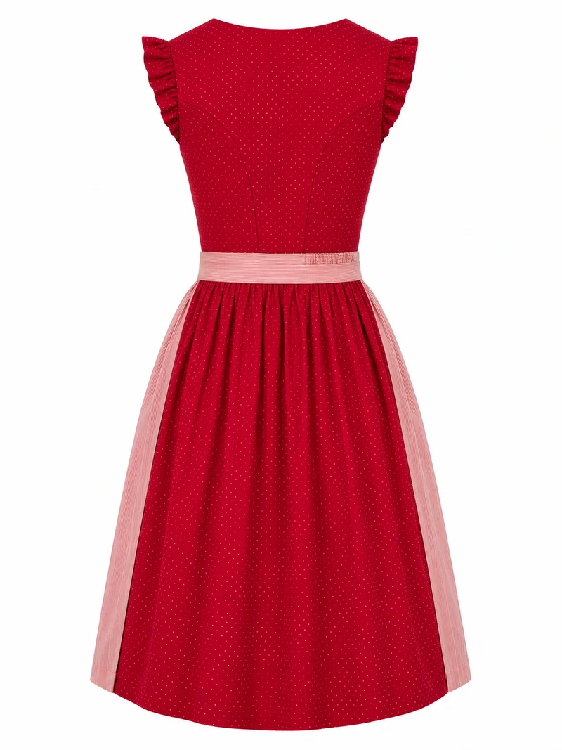 Dirndl mit Flügelarm und Schließe