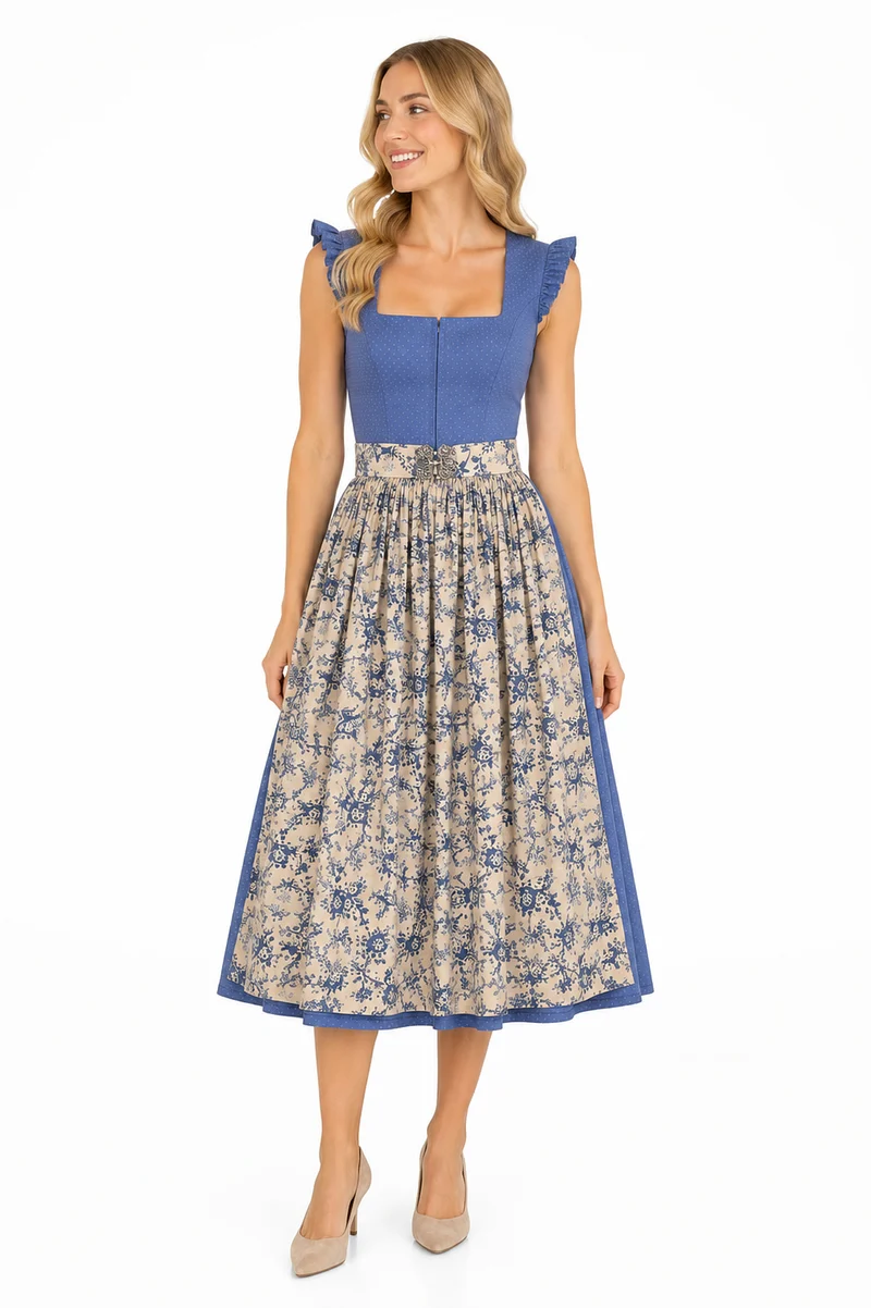 Modernes Dirndl mit Flügelarm