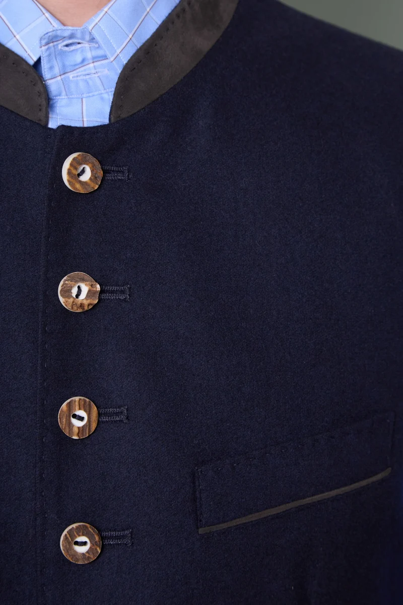 Gilet Friedrich in Woll-Flanell