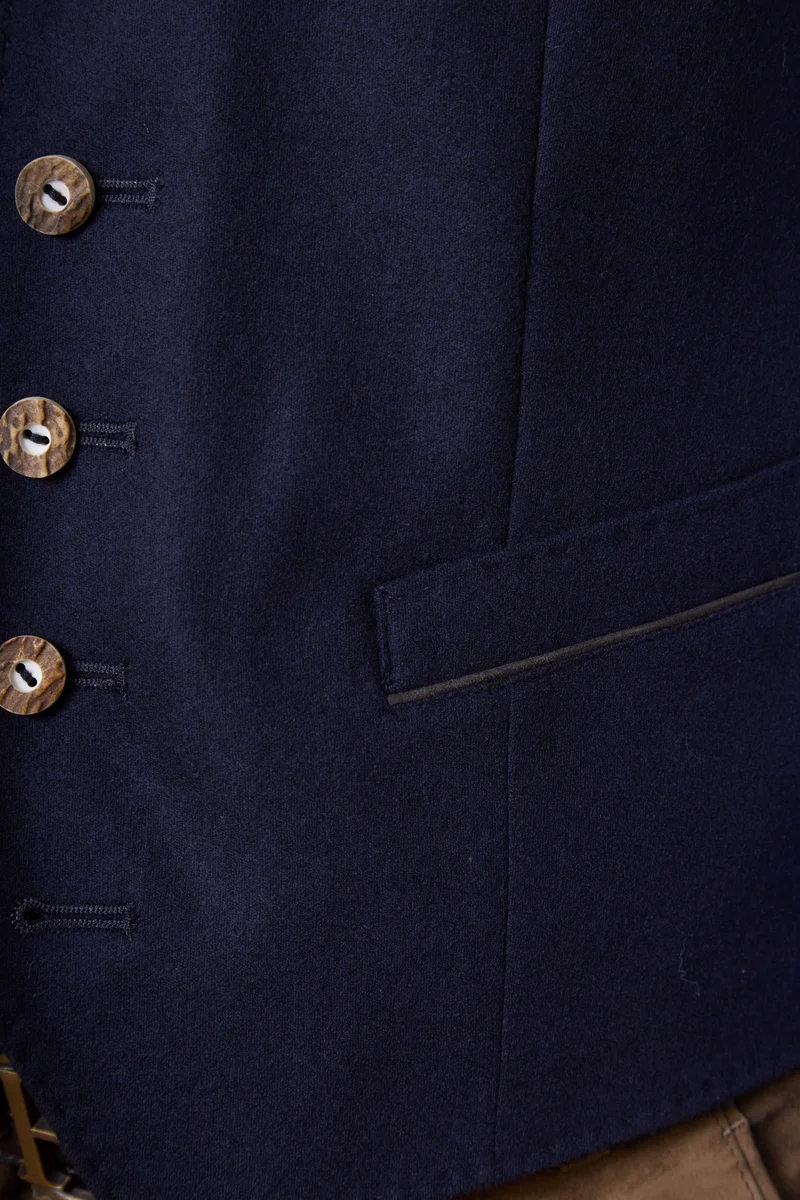 Gilet Friedrich in Woll-Flanell