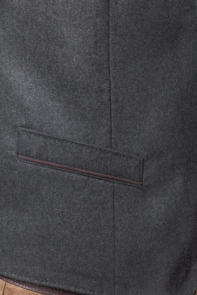 Gilet Friedrich in Woll-Flanell
