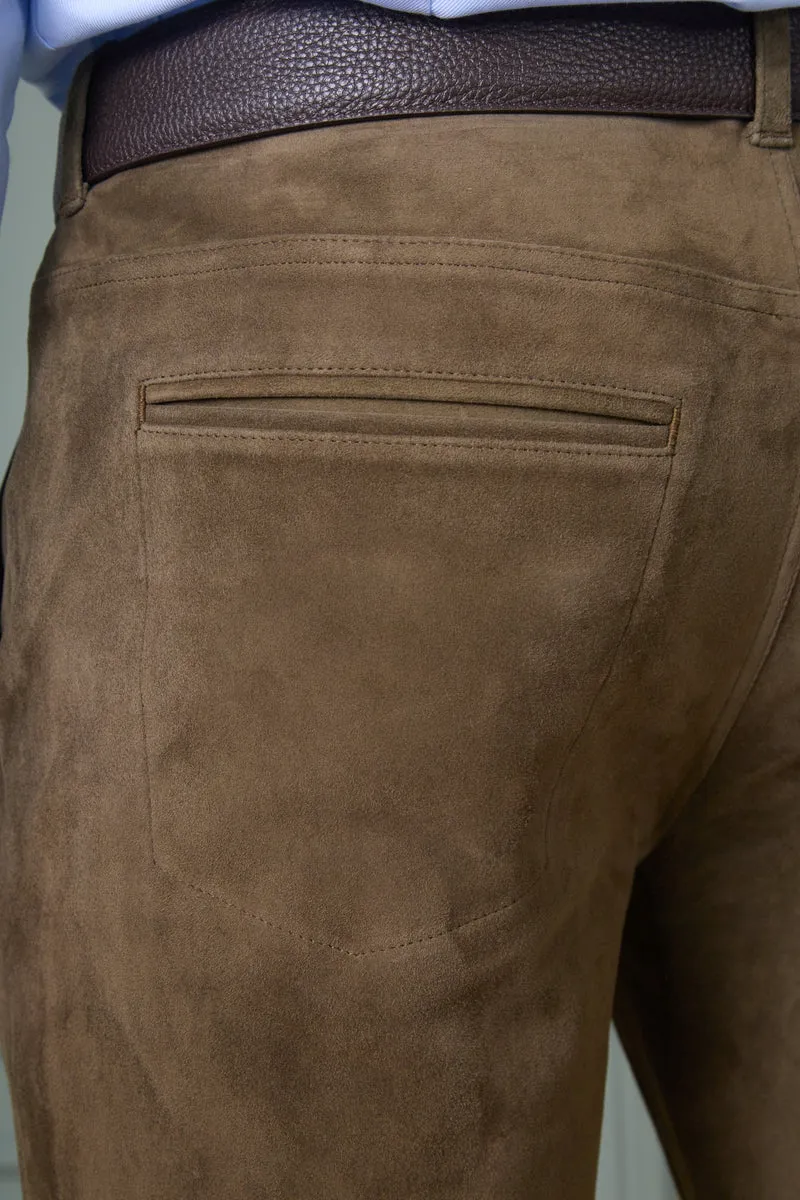 Lederhose Ludwig in Lammvelours