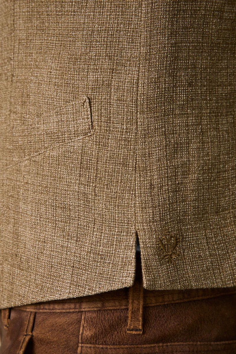Gilet Friedrich in Lino Delavé