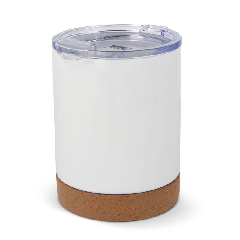 Lena Thermobecher 350 ml mit Deckel – eleganter Isolierbecher in Weiß für unterwegs