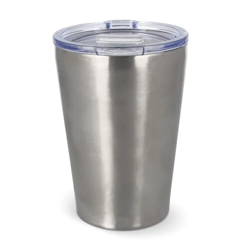 Murray Thermobecher 300 ml mit Deckel – edler Isolierbecher in Silber für unterwegs