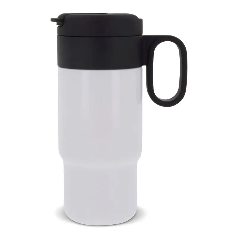 Flow Isolierbecher mit Griff 300ml in Weiß: Praktisch & Stilvoll Isoliert