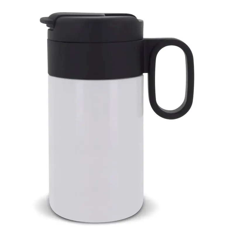 Praktischer Isolierbecher Flow mit Griff - 250ml - In Weiß - Heiß oder kalt, immer perfekt temperiert