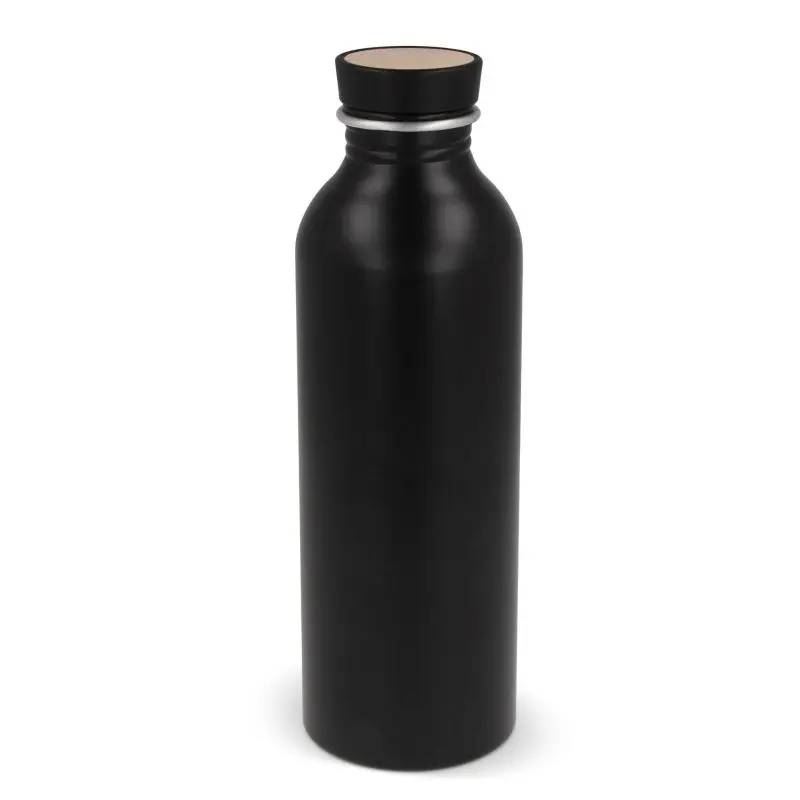Jekyll Eco-Wasserflasche aus recyceltem Aluminium, 550ml - Schwarz