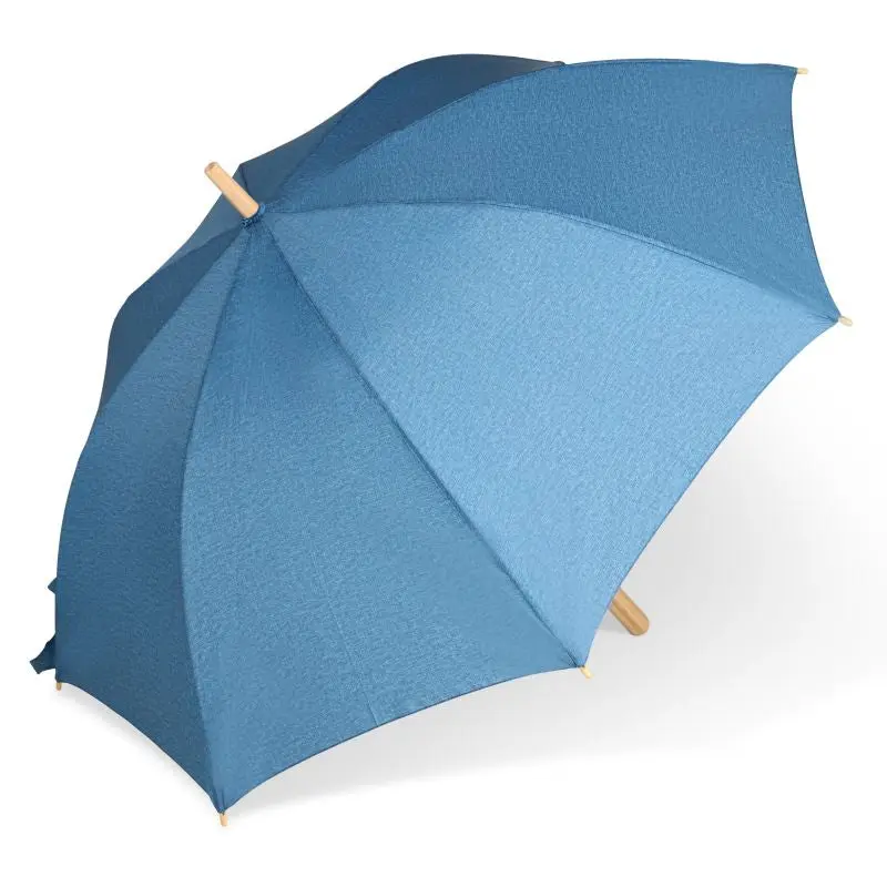 Nachhaltiger R-PET-Stockschirm mit Automatiköffnung - Dunkelblau Stilvoll & Umweltfreundlich Premium-Regenschutz