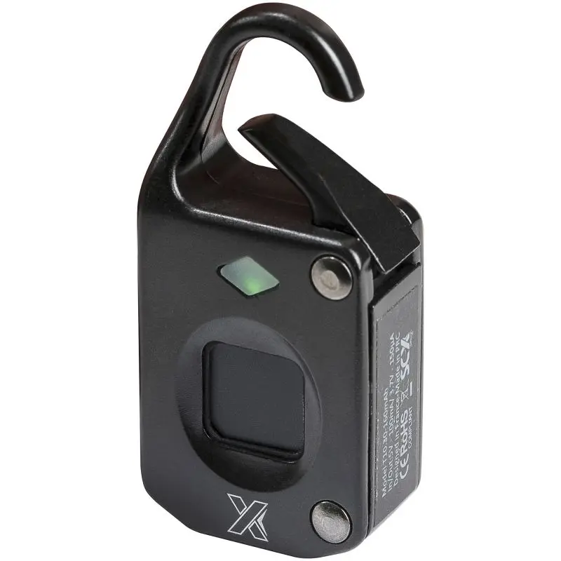 SCX.design T10 Fingerprint Gepäckschloss in Schwarz – Fortschrittliche Sicherheit