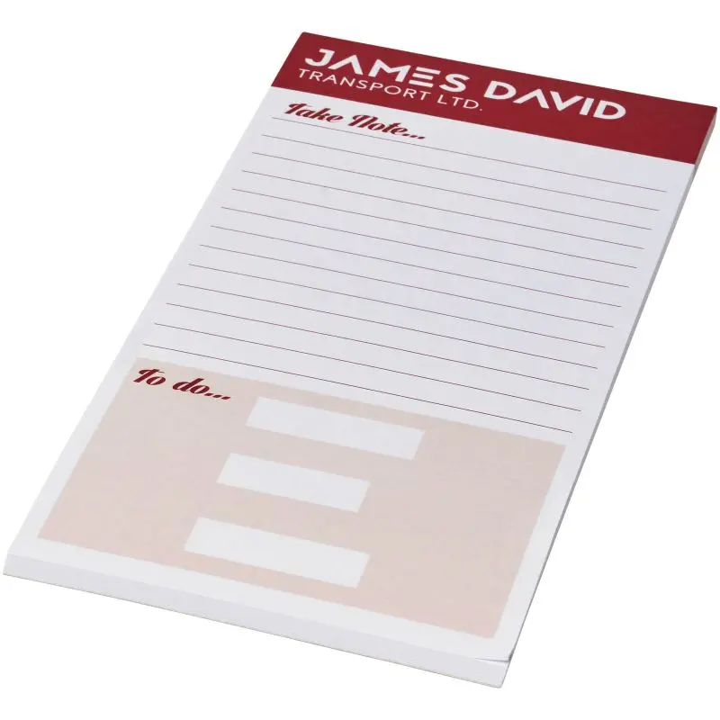 Desk-Mate 1/3 A4 Notizblock, Weiß, 50 Blatt – Ideal für schnelle Notizen