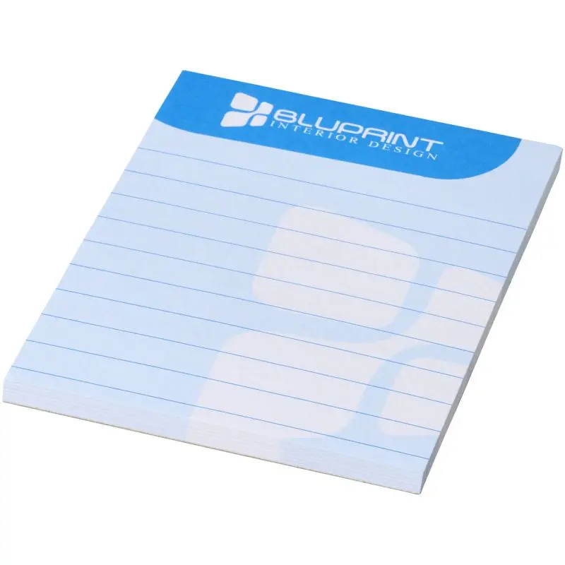 Desk-Mate A7 Notizblock - Weiß, 50 Blatt - Ultra-Kompaktes Memo-Pad