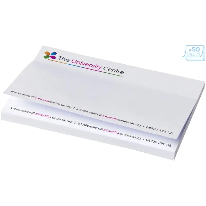 Sticky-Mate Große Haftnotizen 150x100 mm, Weiß, 50 Blatt