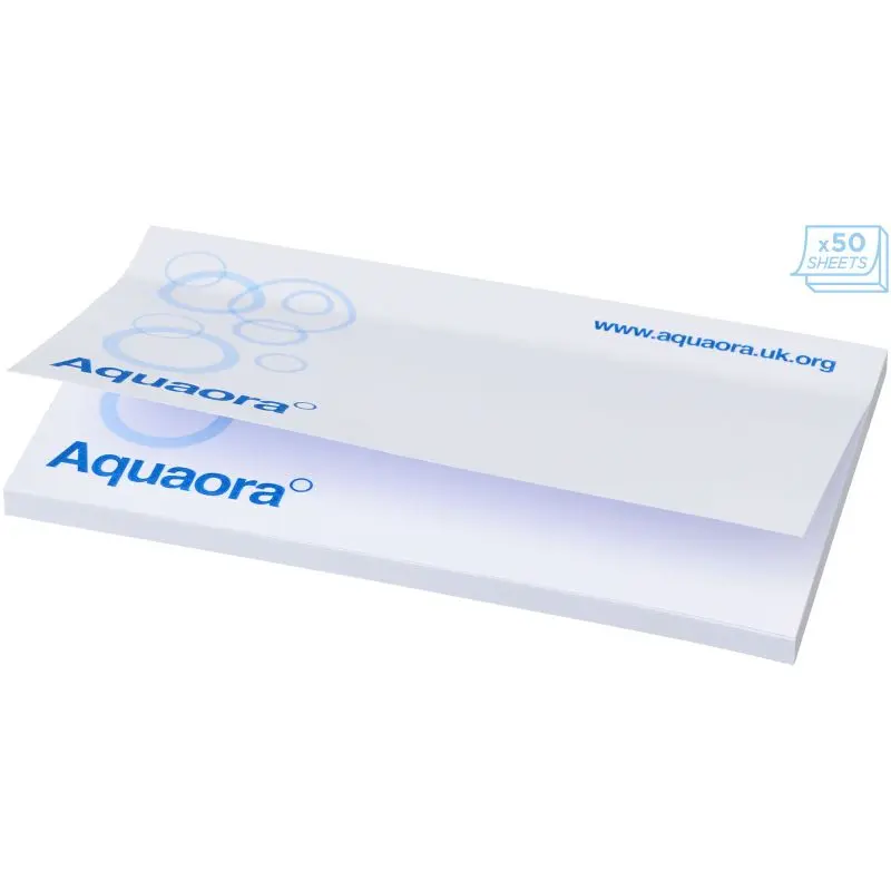 Sticky-Mate Haftnotizen 127x75 mm Weiß, 50 Blatt pro Block