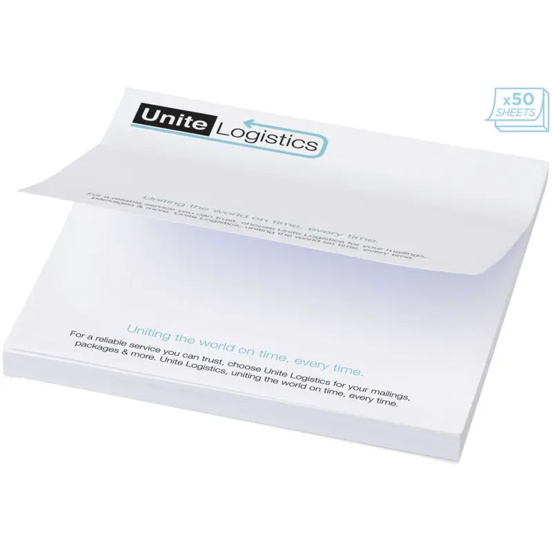 Sticky-Mate Haftnotizen 100x100 mm in Weiß, 50 Blatt