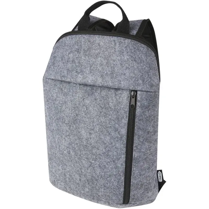 Felta Filz-Kühlrucksack, GRS-zertifiziert, 7L, mittelgrau, umweltfreundlich