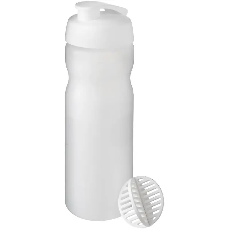 Baseline Plus Shakerflasche 650 ml, Weiß Matt, Auslaufsicher & Robust