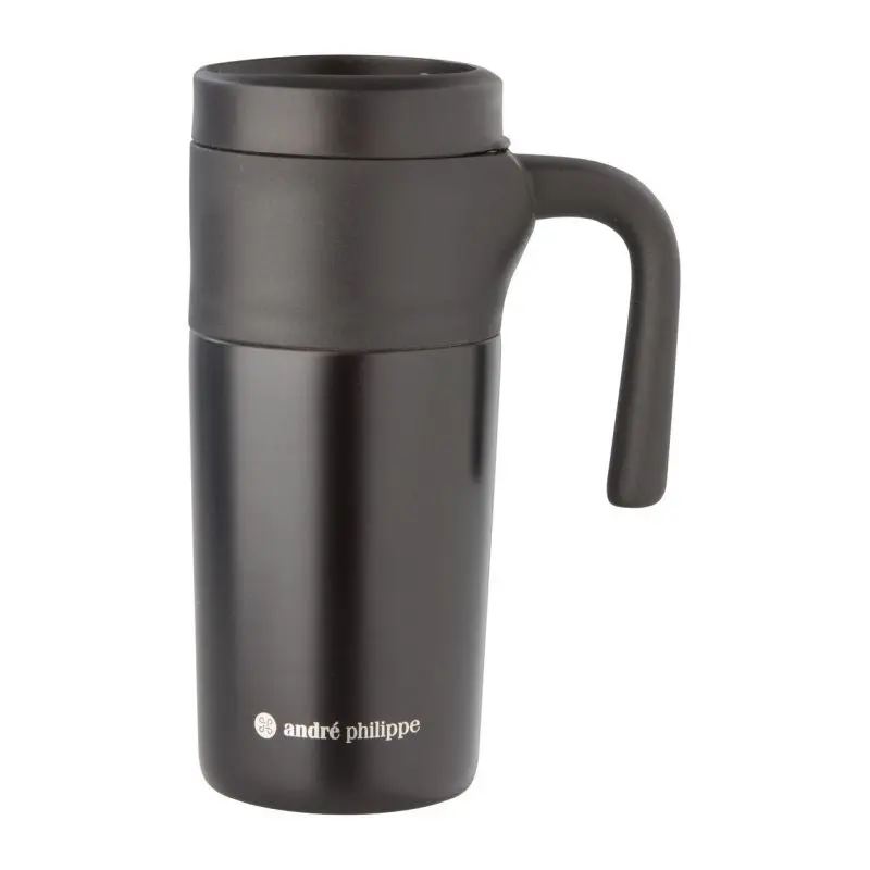 Arnoux Isolierbecher, 330 ml – eleganter Thermobecher in Schwarz für unterwegs