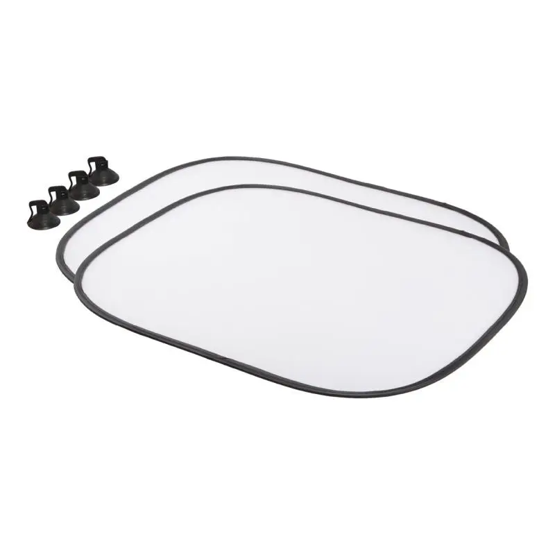 Suboside Auto-Sonnenblende, Weiß mit Sublimationsdruck