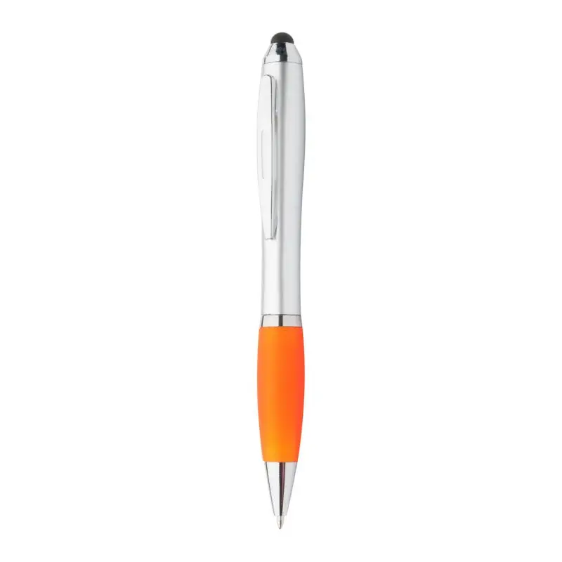 Orange-Silber Tumpy Stylus mit Kugelschreiber - Premium Touchpen für präzises Schreiben und Navigation