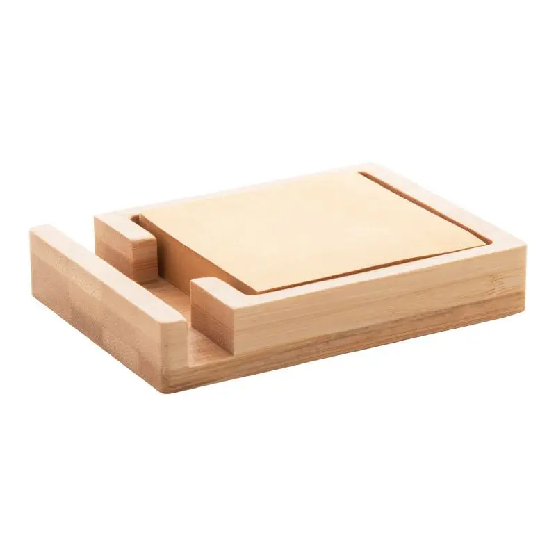 Matsu Smartphone-Halter & Notizblock - Natürliches Holzdesign