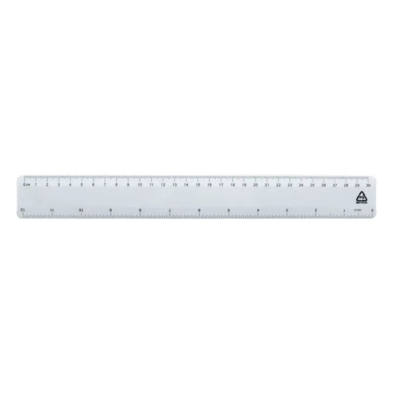 Weißes Relin 30 cm RPS-Lineal – Präzises und langlebiges Messwerkzeug