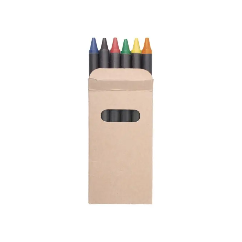 Liddy Wachsmalstift-Set (6-tlg.) - Kreativität in Schwarz und Beige für vielseitige Kunstwerke und Malprojekte