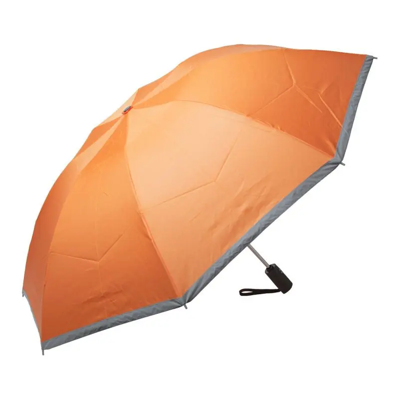 Thunder Reflektierender Regenschirm in Orange - Sichtbar und geschützt bei Regen