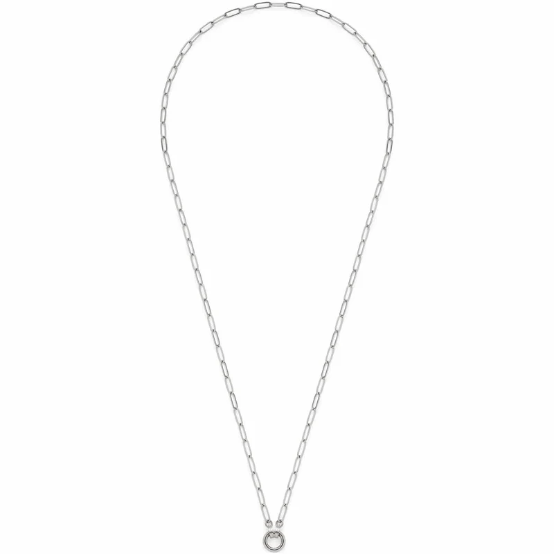 Leonardo Damen Halskette Moda 80cm Silber 023344