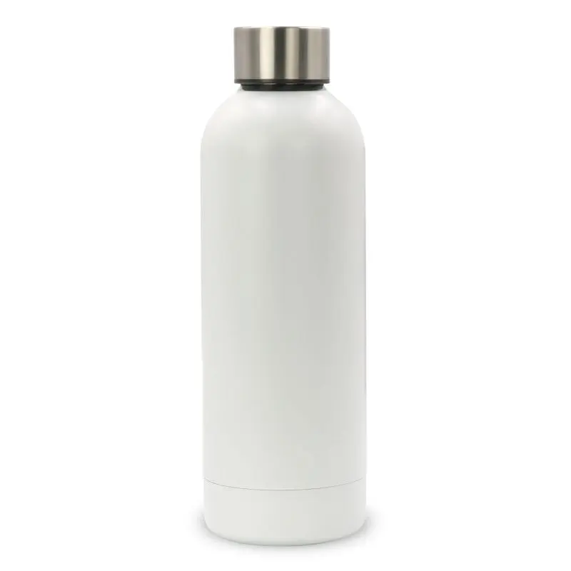 Thermo-Trinkflasche Sublimationsdesign, 500 ml Kapazität, in Weiß