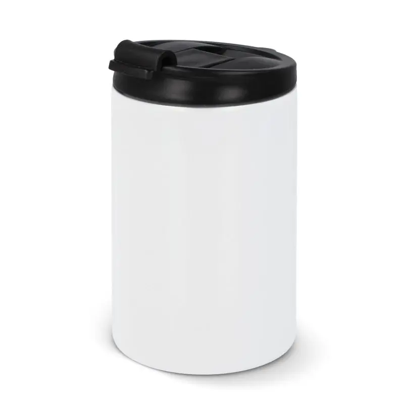 Leak-Free Reise-Isolierbecher 200 ml – Kompakter weißer Becher für unterwegs