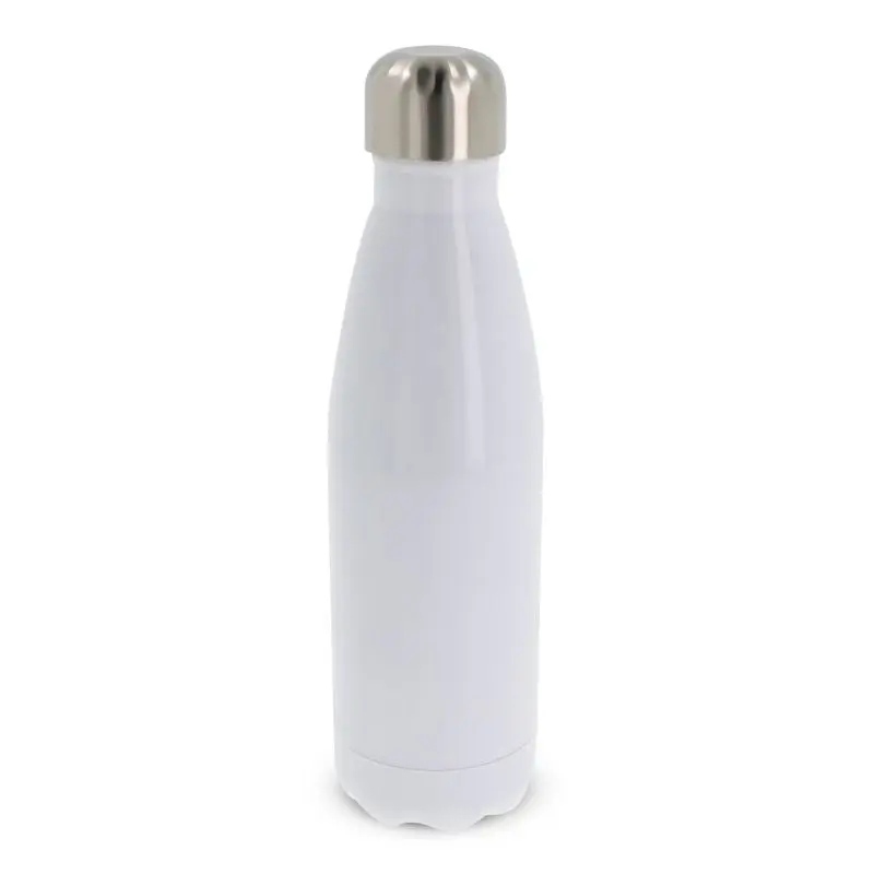 Flasche Swing Sublimation 500 ml - Weiß-Silber - Doppelwandige Edelstahl Thermoflasche