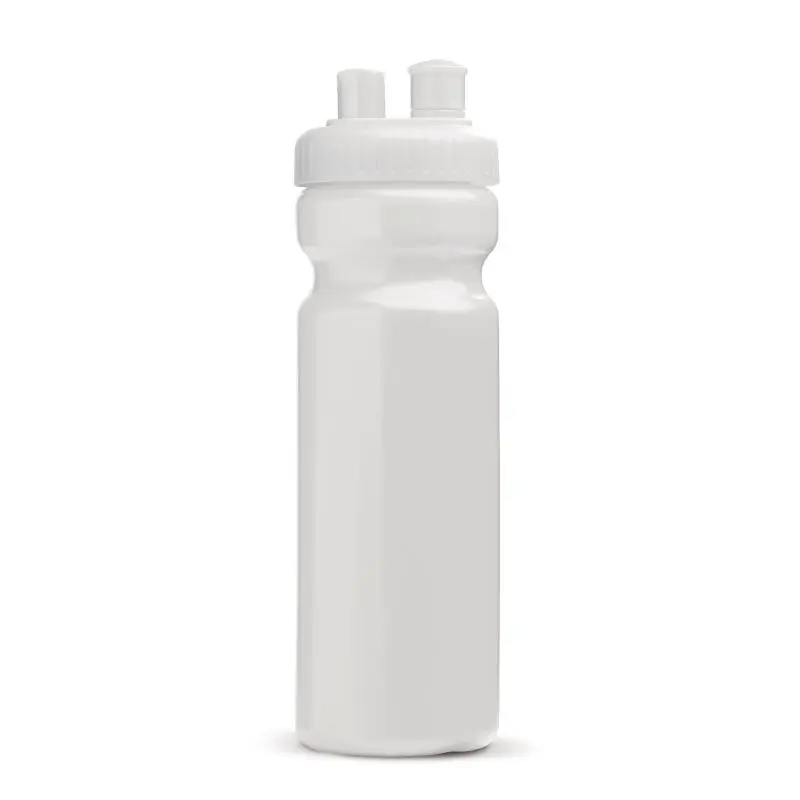 Trinkflasche mit Zerstäuber, 750 ml, Reinweiß, Innovativ & Praktisch