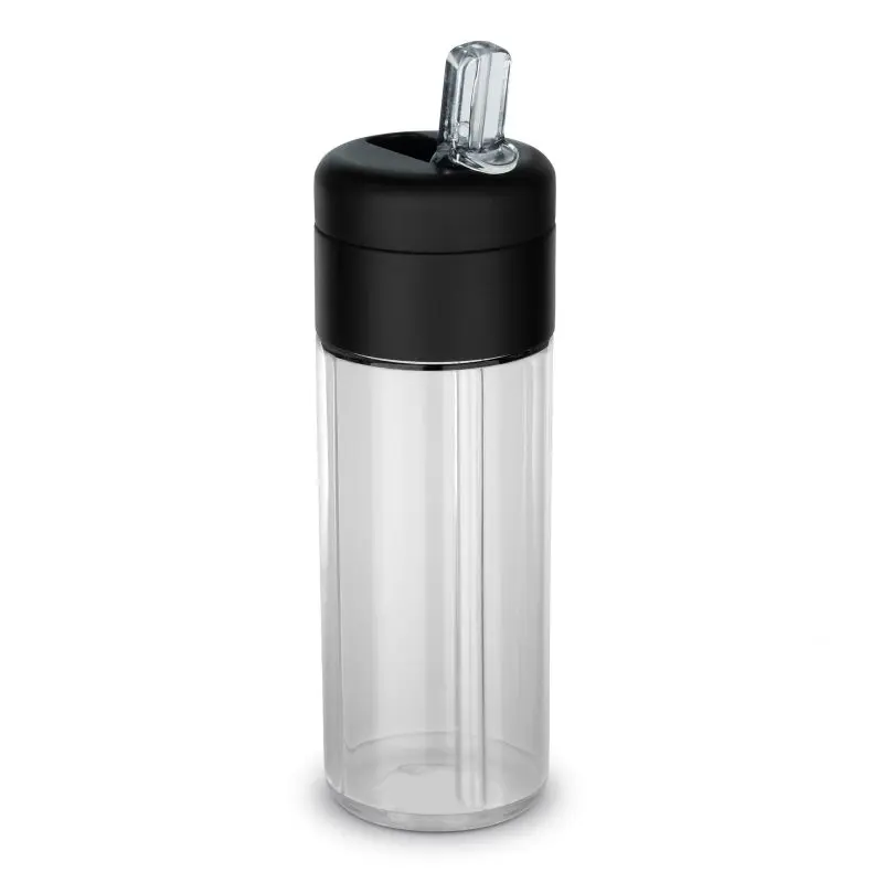 Flow Trinkflasche 500 ml, Transparent, Stilvoll & Praktisch für den Alltag