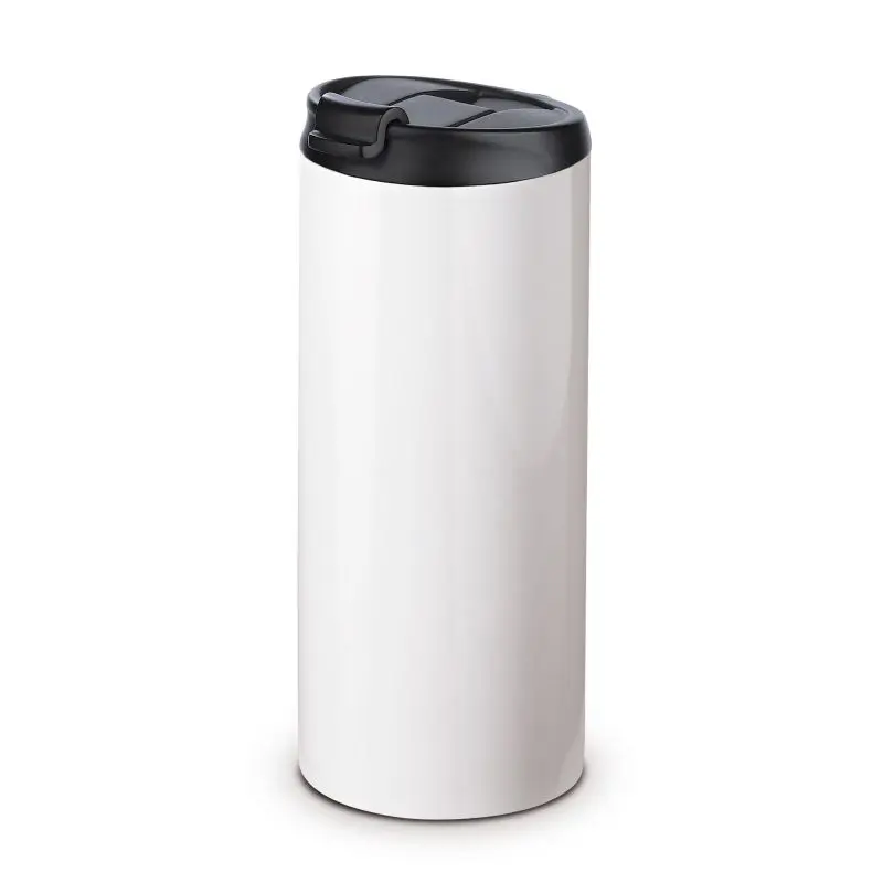 Reise-Isolierbecher 350 ml – Praktischer weißer Becher für unterwegs