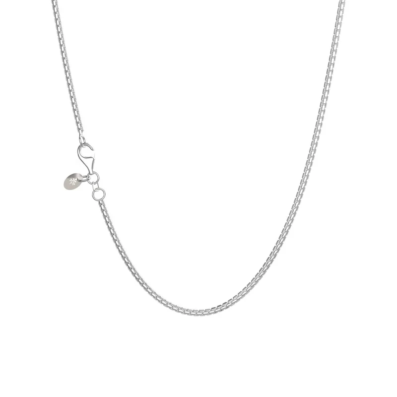 Seinerzeit Damen Halskette Bockette 45cm Silber SZK-6990-013-45
